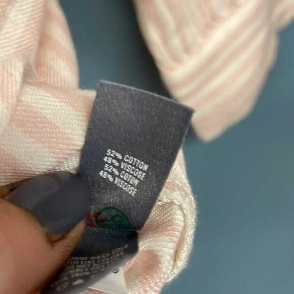 NWT aerie Pink/White Striped Top‎ Size Small (S) - Picture 9 of 9